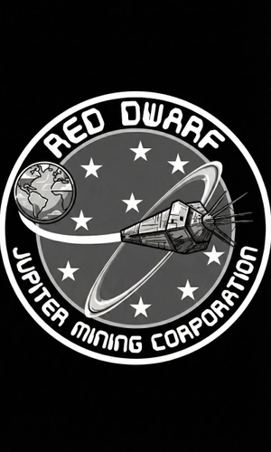 Jupiter mining corp logo - red dwarf