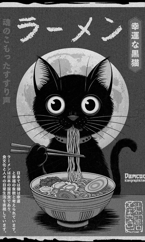 Cat ramen