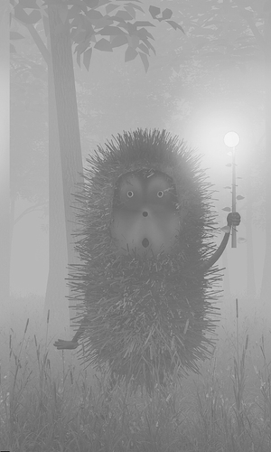 Hedgehog in the fog