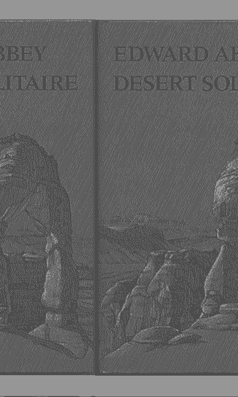 Desert Solitaire Book Cover