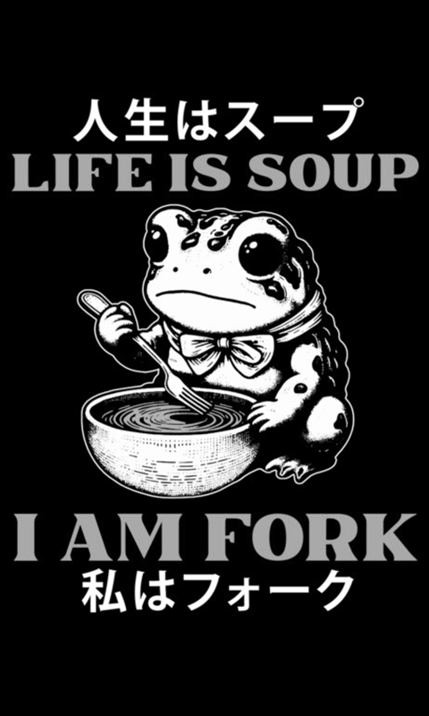 Life is soup I am fork