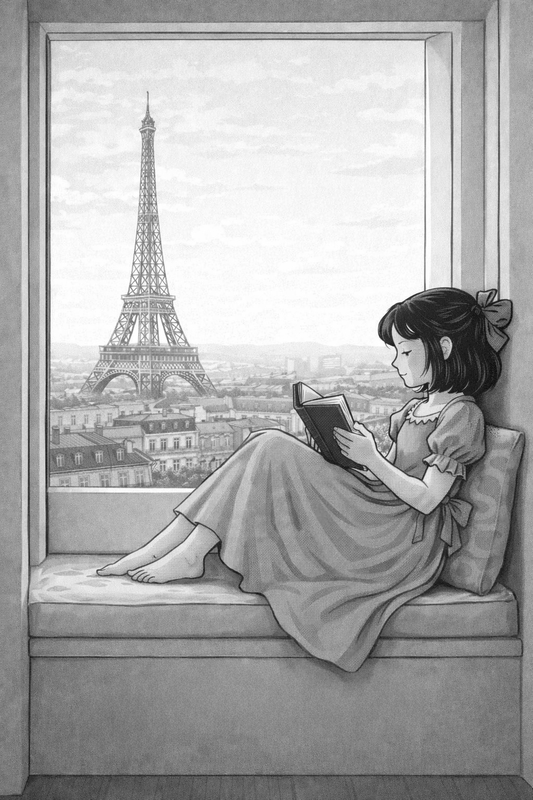 Reading with Tour Eiffel