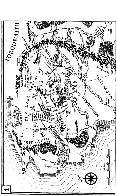 Middle Earth Map Quadrant 1