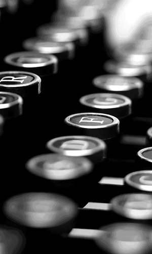 Kindle - Typewriter Keys