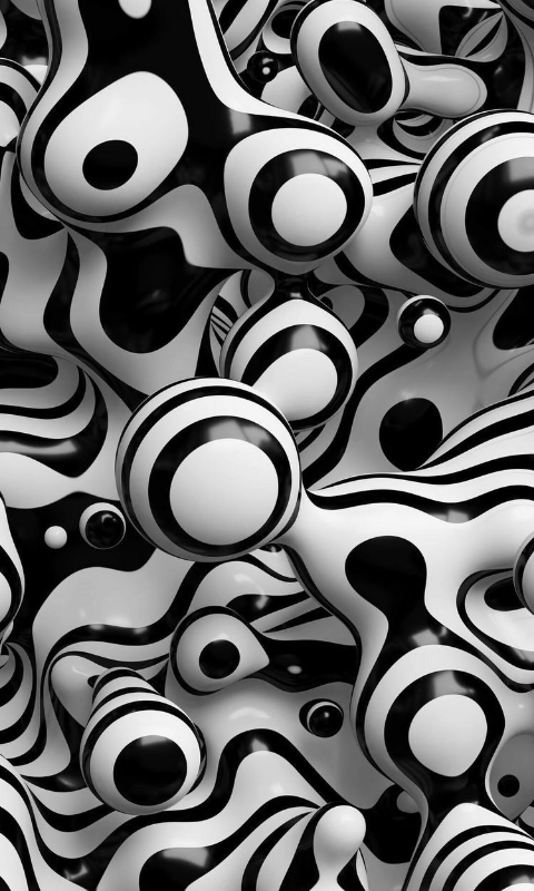 Black White Abstract