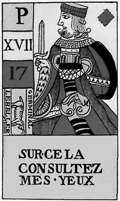 Old French Playing Card