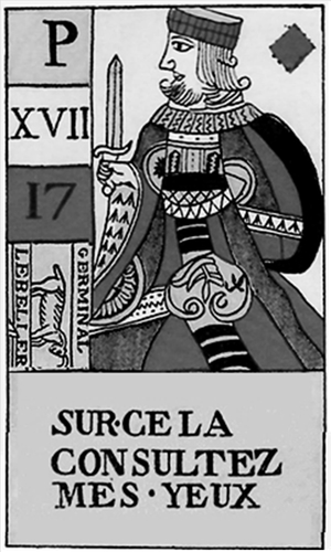 Old French Playing Card