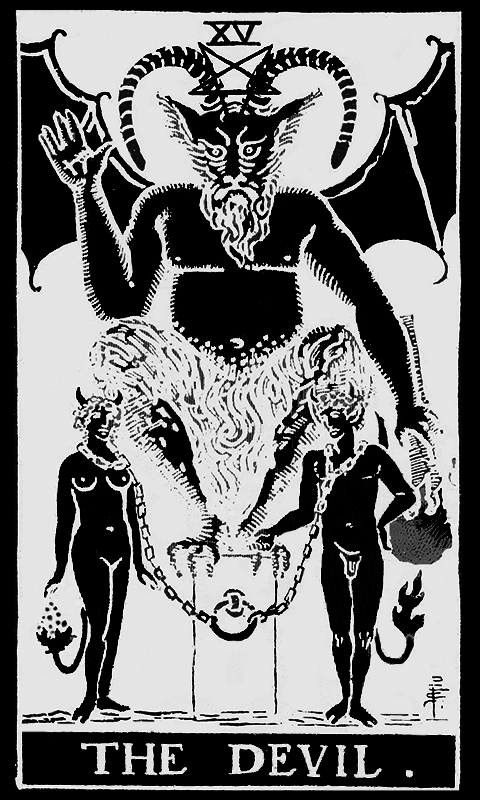 The Devil Tarot Inverted
