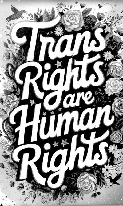 Trans Rights Floral